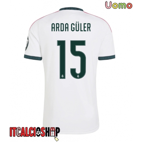 Real Madrid Arda Guler #15 Prima Maglia 2026-27 Manica Corta